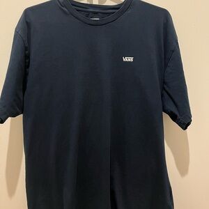 Vans Black Short Sleeve Tee Classic Crew Neck